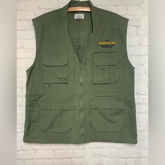 mccallan Other - McCallan Scotch Whisky Green Fishing 🎣 Vest Size XL​